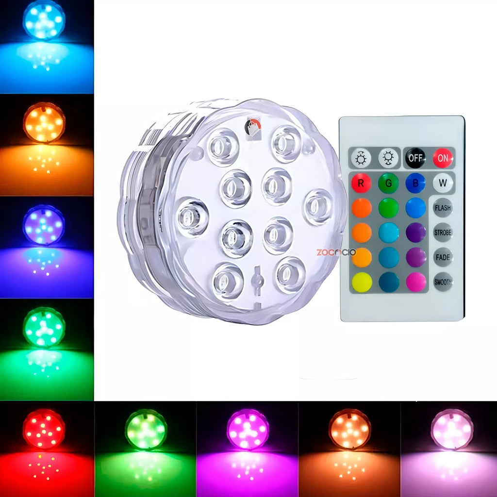 Convierte Tu Piscina, Jacuzzi o Acuario en un Espectáculo de Luces Inolvidable