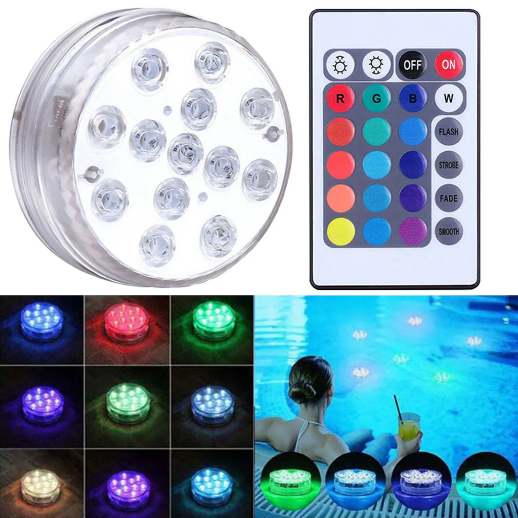 Convierte Tu Piscina, Jacuzzi o Acuario en un Espectáculo de Luces Inolvidable