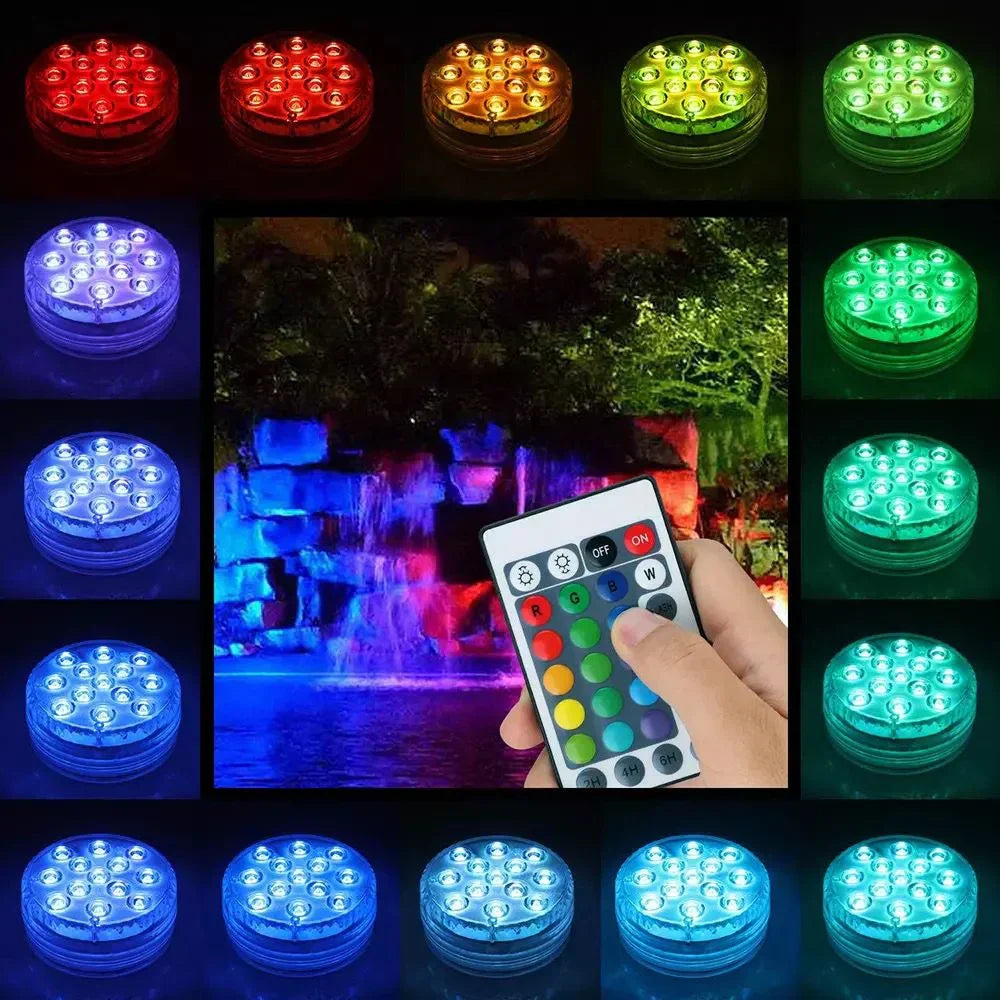 Convierte Tu Piscina, Jacuzzi o Acuario en un Espectáculo de Luces Inolvidable